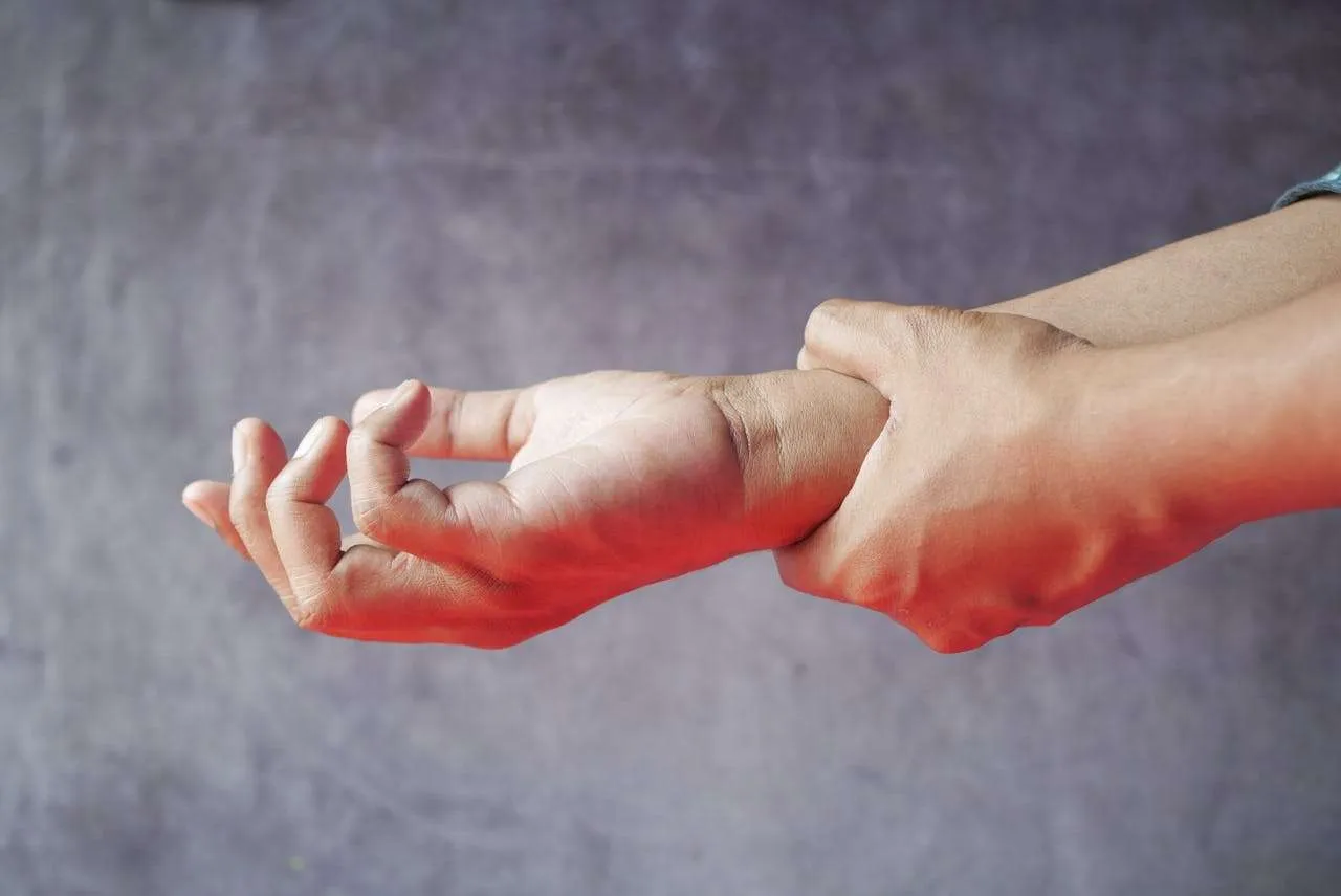 A person suffering from joint pain.