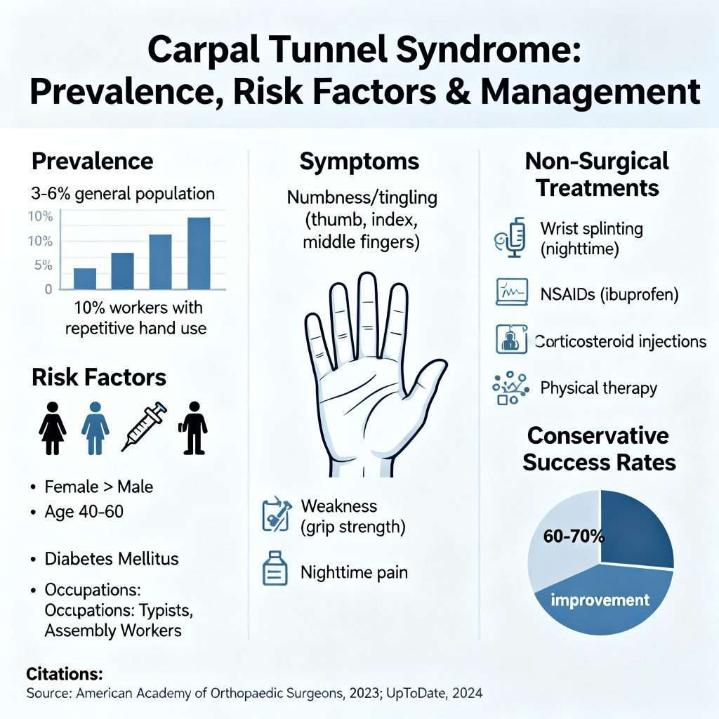Carpal Tunnel Syndrome Info-graphic